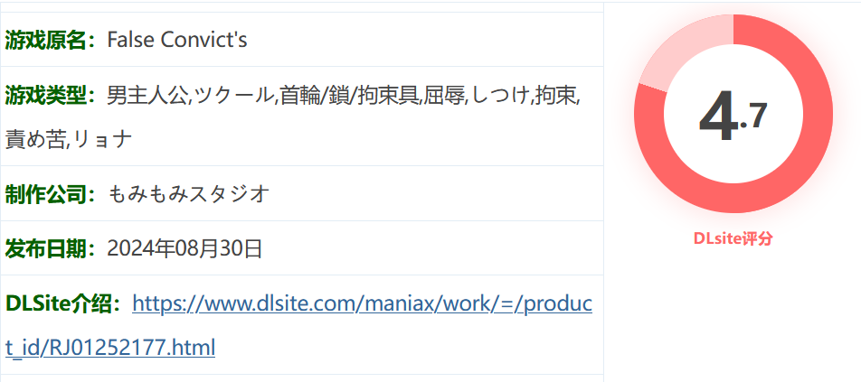图片[1]-w521 False Convict’s Ver1.0 AI汉化版 [新作/814.5M]-ACG游戏网